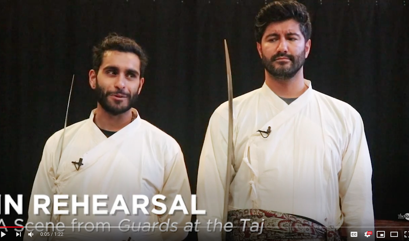 In Rehearsal -<em> Guards at the Taj</em>