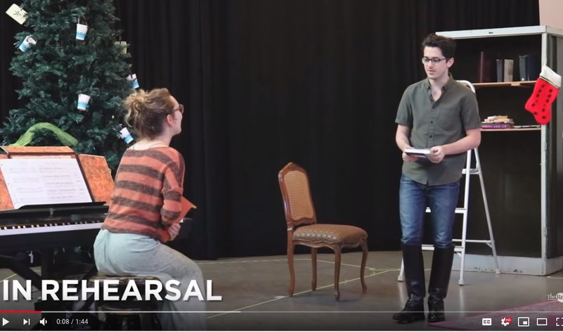In Rehearsal  - <em>Miss Bennet: Christmas at Pemberley  </em>