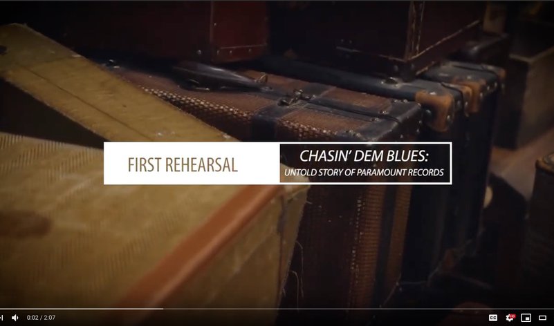<em>Chasin' Dem Blues</em> - First Rehearsal