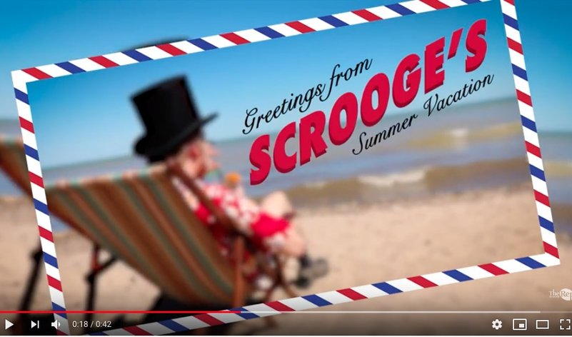 Greetings from Scrooge's Summer Vacation