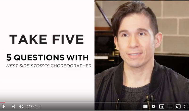 Take 5 with Choreographer Jon Rua