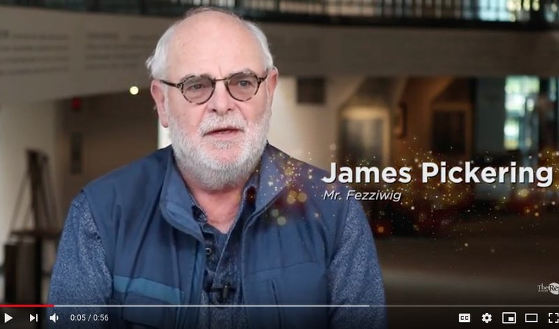 <em>A Christmas Carol - </em>James Pickering returns to play Mr. Fezziwig