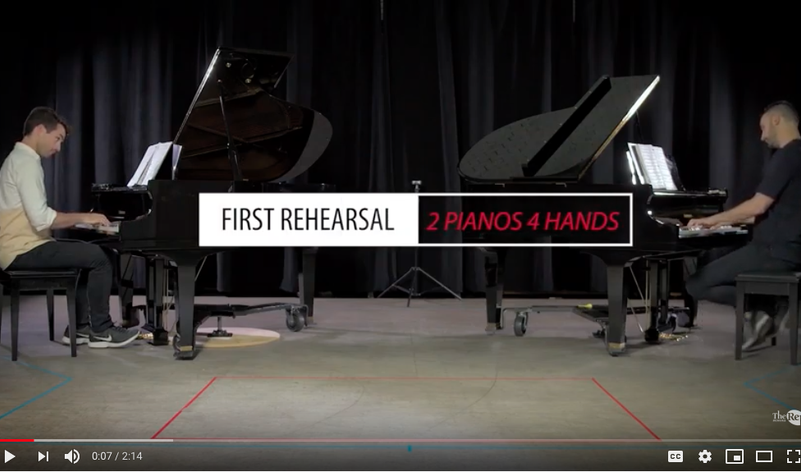 First Rehearsal | <em>2 Pianos 4 Hands</em>